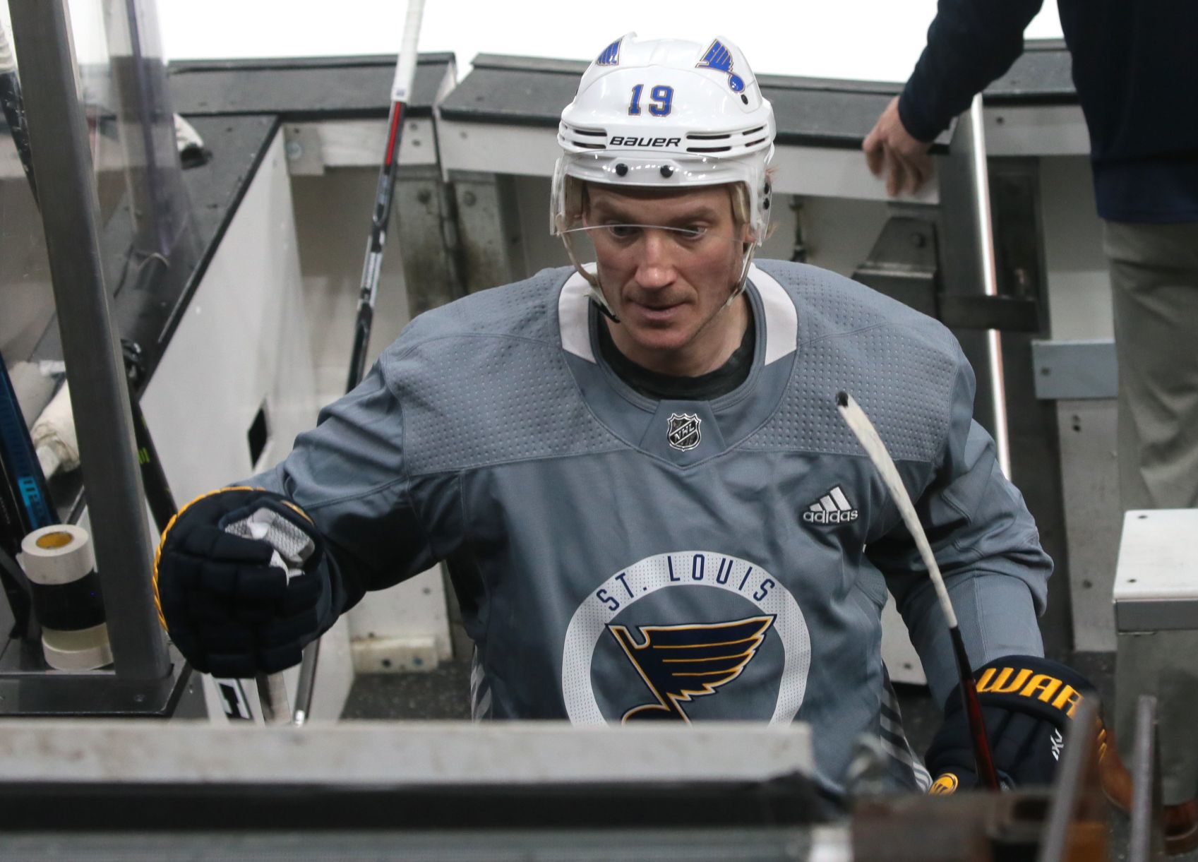 Blues practice at the TD Garden